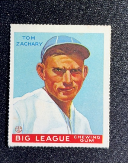 1933 Goudey #91 Tom Zachary Boston Braves — front