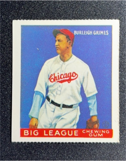 1977 Dover Reprint 1933 Goudey Big League Gum #64 Burleigh Grimes — front
