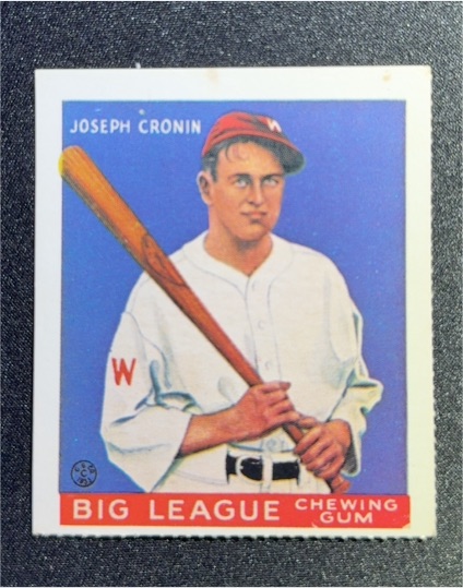 1933 Goudey #63 Joe Cronin — front