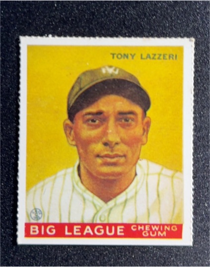 1933 Goudey #31 Tony Lazzeri — front