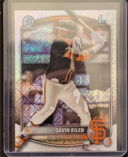 2025 Bowman Draft #BDC-40 Gavin Kilen Mojo Refractor San Francisco Giants — front