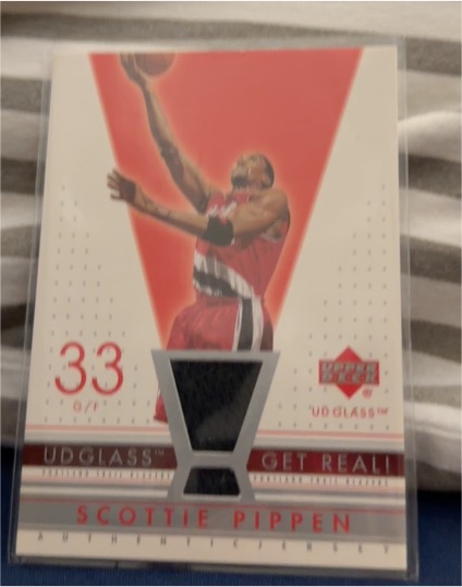 2002-03 Upper Deck UD Glass Get Real! #SP-R Scottie Pippen — front