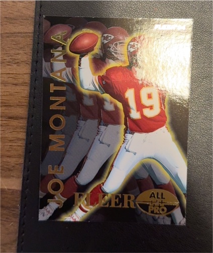 1994 Fleer All-Pro #7 Joe Montana — front