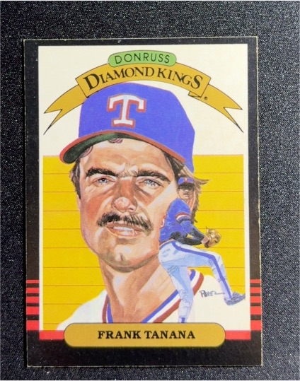 1985 Donruss Diamond Kings #9 Frank Tanana — front