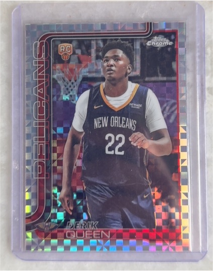 2025-26 Topps Chrome #263 Derik Queen — front