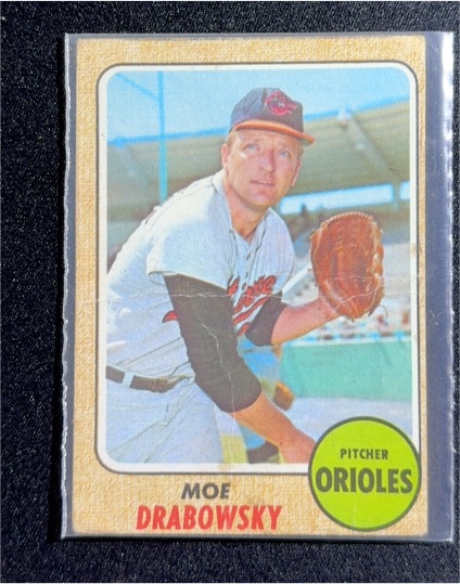 1968 Topps #242 Moe Drabowsky — front