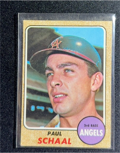1968 Topps #474 Paul Schaal — front