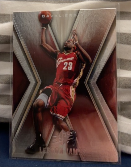 2005-06 Upper Deck SPx #15 LeBron James — front