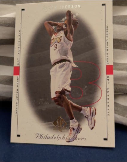 1998-99 Upper Deck SP Authentic #64 Allen Iverson — front