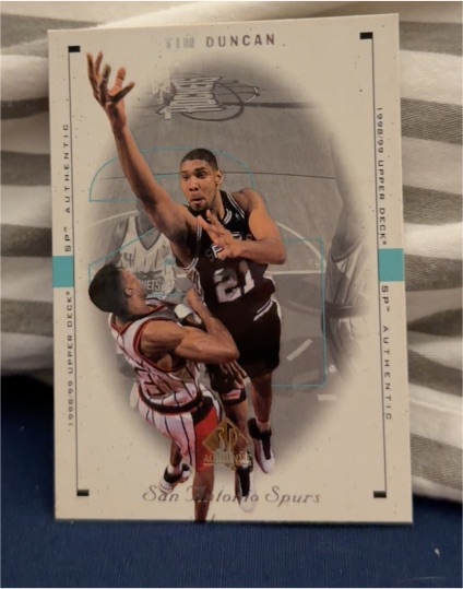 1998-99 Upper Deck SP Authentic #75 Tim Duncan — front