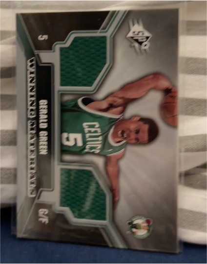 2005-06 Upper Deck SPx Winning Materials #WM-GG Gerald Green — front