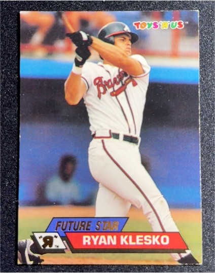 1993 Topps Stadium Club Toys R Us #4 Ryan Klesko — front