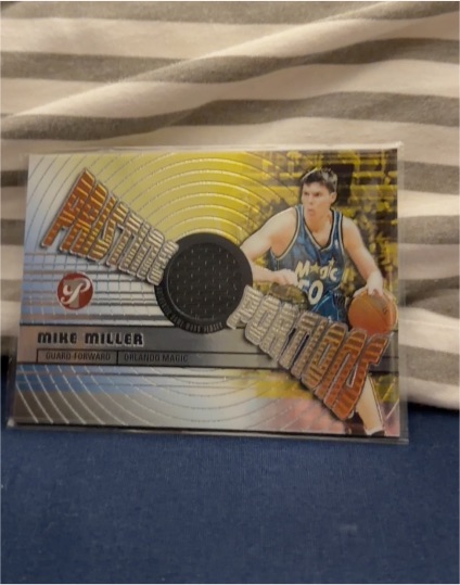 2002-03 Topps Pristine Portions #PPO-MM Mike Miller — front