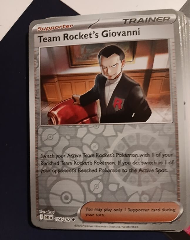 2022 Pokemon SV10: Destined Rivals #174 Team Rocket's Giovanni — front