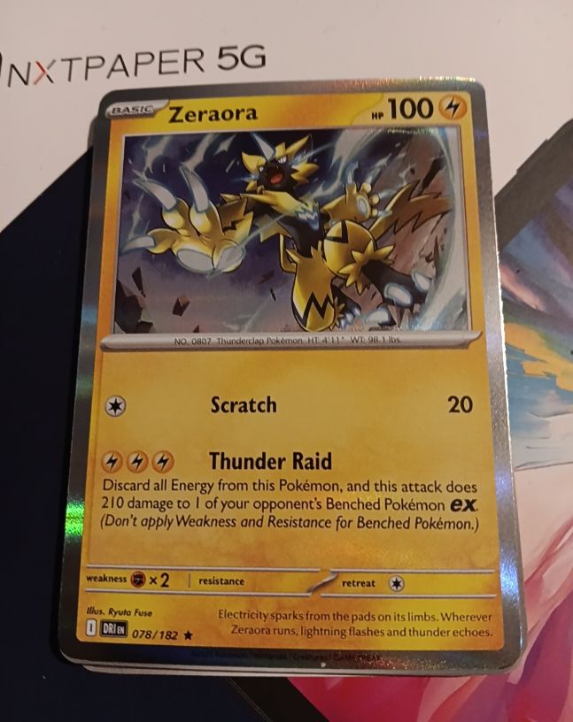 2025 Pokémon TCG Destined Rivals #078 Zeraora — front
