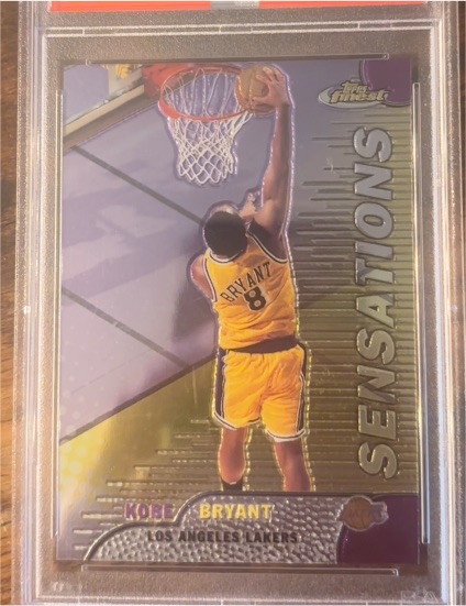 1999 Topps Finest Sensations #128 Kobe Bryant — front
