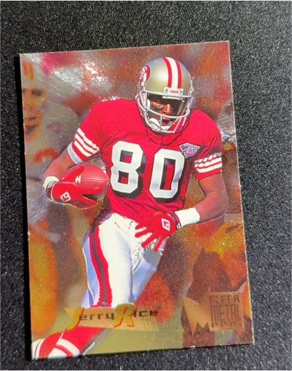 1995 Fleer Metal #174 Jerry Rice — front