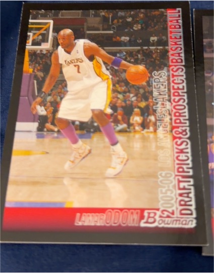 2005-06 Bowman Draft Picks & Prospects #96 Lamar Odom — front