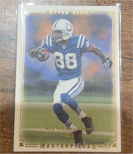 2008 Upper Deck Masterpieces #62 Marvin Harrison — front