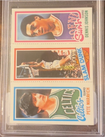 1980 Topps #8 Pete Maravich Dennis Johnson — front