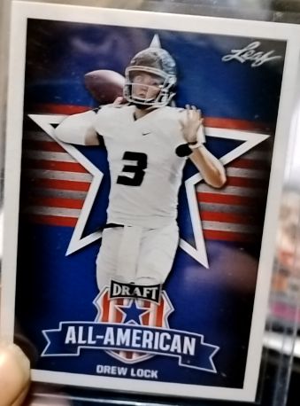 2019 Leaf Draft All-American #75 Drew Lock — front