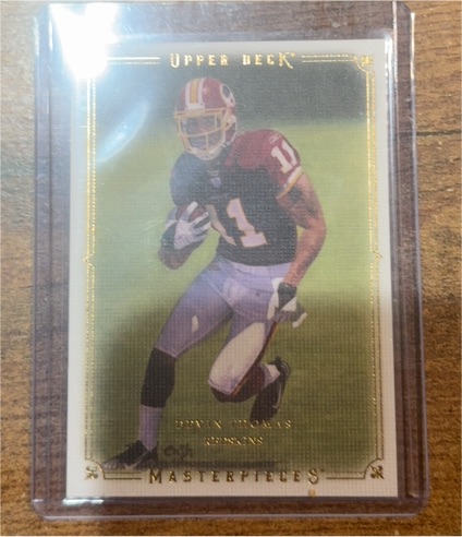 2008 Upper Deck Masterpieces #17 Devin Thomas — front