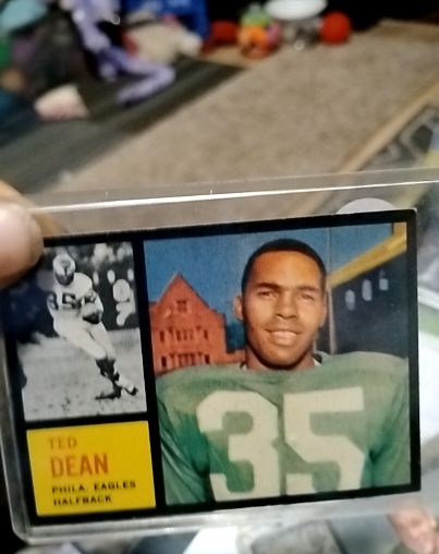 1962 Topps #117 Ted Dean — front