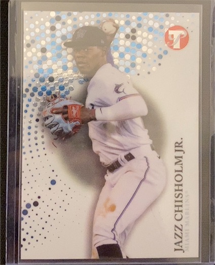 2022 Topps Pristine #114 Jazz Chisholm Jr. — front
