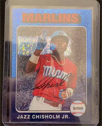 2024 Topps Heritage #409 Jazz Chisholm Jr. — front