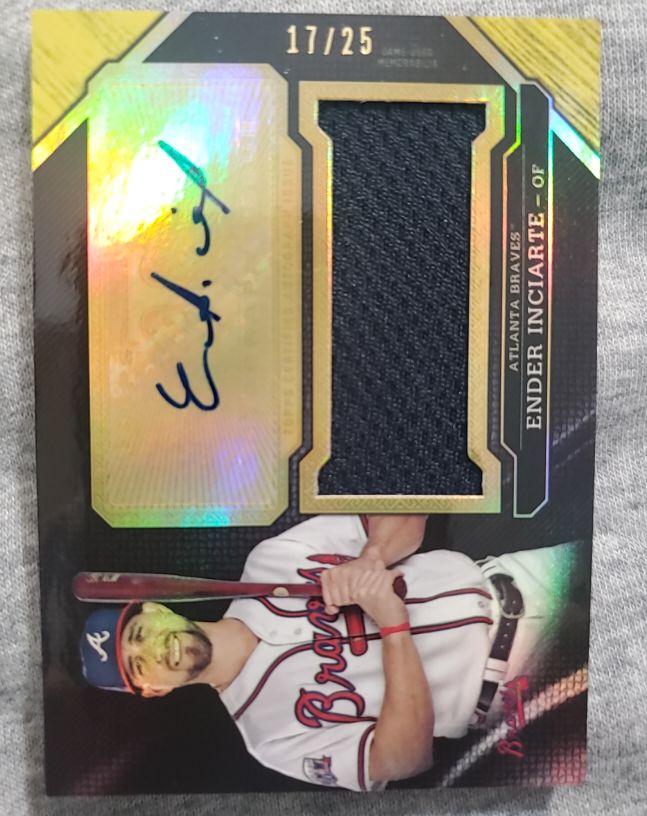 2020 Topps Tier One #17/25 Ender Inciarte — front
