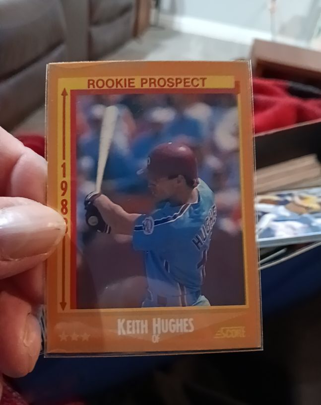 1988 Score #635 Keith Hughes — front