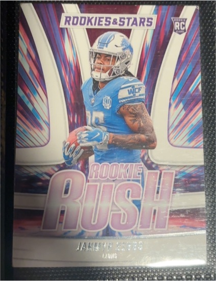 2023 Panini Rookies & Stars #RR-7 Jahmyr Gibbs Rookie Rush — front