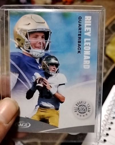 2025 Sage High Series #156 Riley Leonard Notre Dame All Rookie Team — front