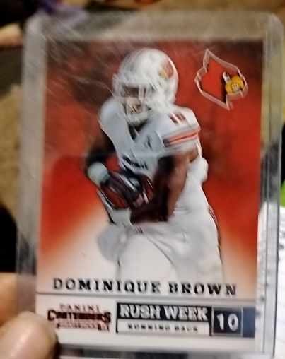 2015 Panini Contenders Draft Picks Rush Week #10 Dominique Brown — front