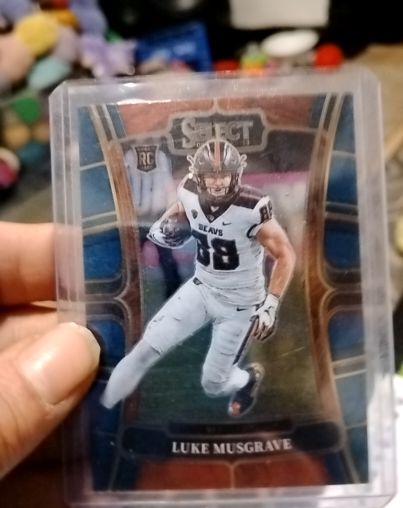 2023 Panini Select Draft Picks #19 Luke Musgrave — front