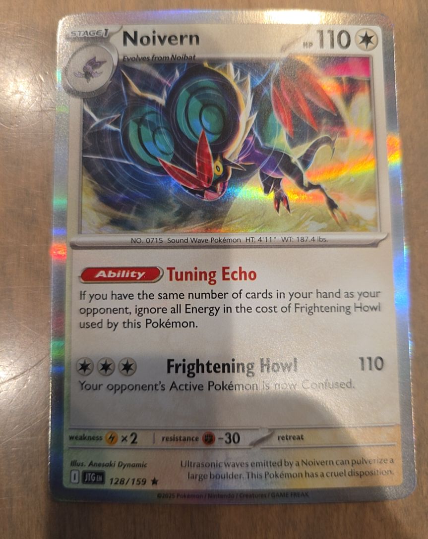 2025 Pokémon Journey Together #128 Noivern — front