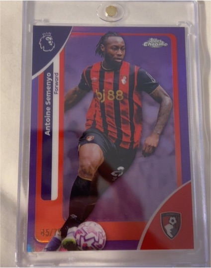 2026 Topps Chrome Premier League #3 Antoine Semenyo — front