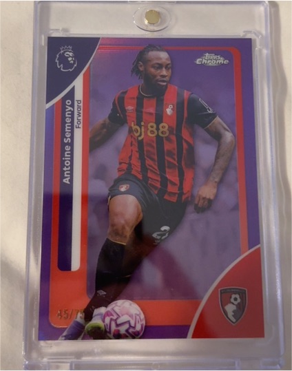 2026 Topps Chrome Premier League #3 Antoine Semenyo — front