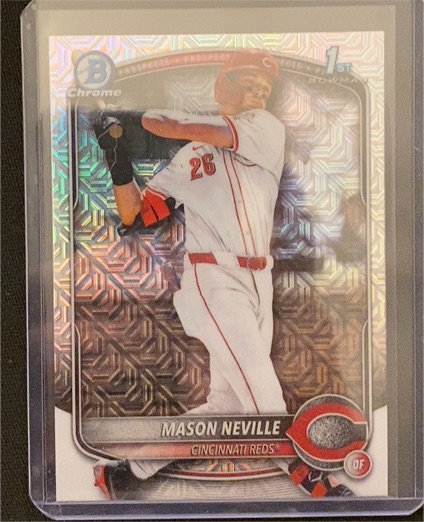 2025 Bowman Chrome Draft #BDC-109 Mason Neville — front
