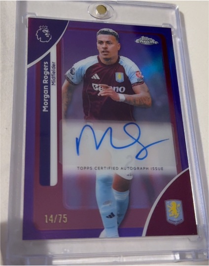 2025-26 Topps Chrome Premier League #CA-MR Morgan Rogers — front