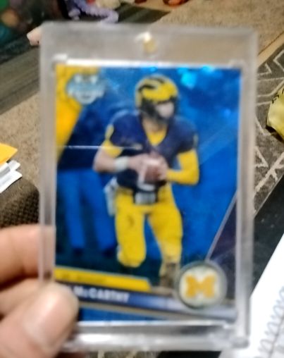 2023 Bowman Chrome University #124 JJ McCarthy — front