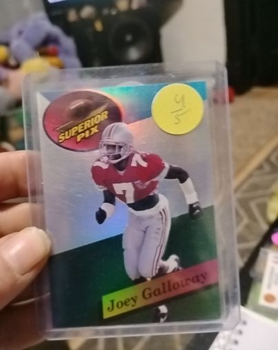 1995 Superior Pix Instant Impact #4 Joey Galloway — front