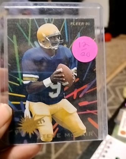 1995 Fleer NFL Prospects #12 Steve McNair Rookie RC — front