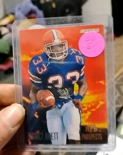 1994 Fleer NFL Prospects #20 Errict Rhett — front