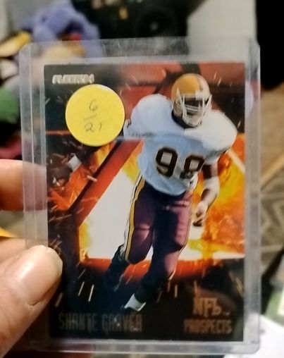 1994 Fleer NFL Prospects #6 Shante Carver — front