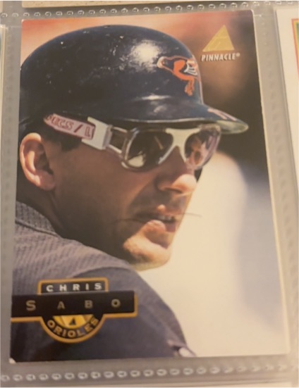 1994 Pinnacle #490 Chris Sabo — front