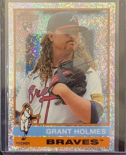 2025 Topps Heritage Chrome #22 Grant Holmes — front