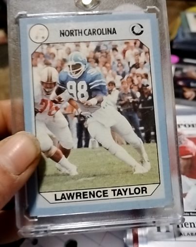 1990 Collegiate Collection #64 Lawrence Taylor North Carolina Tar Heels — front
