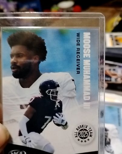 2025 Sage Football All Rookie Team #157 Moose Muhammad III — front