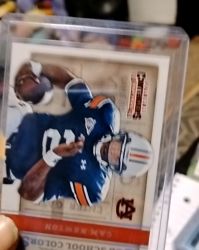 2015 Panini Contenders Draft Picks Old School Colors #10 Cam Newton — front